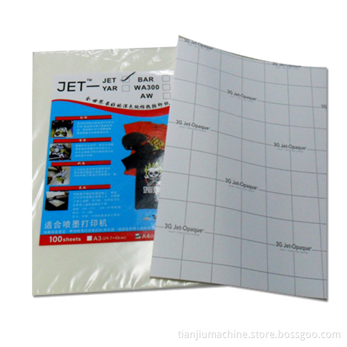 USA OPAQUE Printable INKJET Dark Heat Transfer Paper for T-shirts - Wholesale A3 A4 3GJET